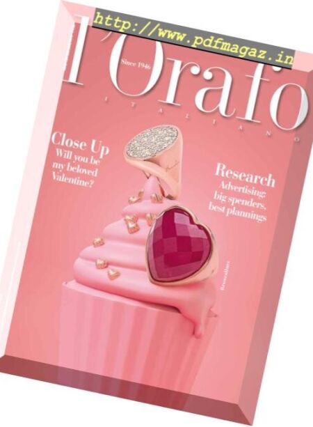 l’Orafo Italiano – Dicembre 2018 Cover