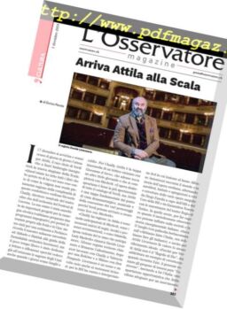 L’Osservatore – 1 Dicembre 2018