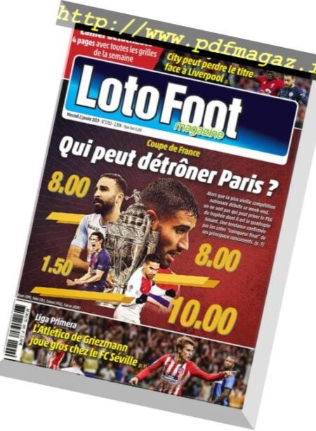 Loto Foot – 02 janvier 2019 Cover