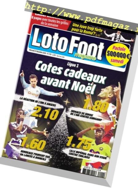 Loto Foot – 19 decembre 2018 Cover