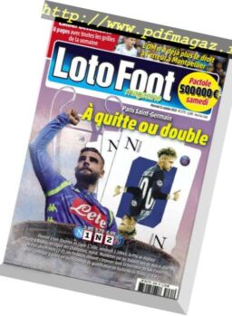 Loto Foot Magazine – 31 Octobre 2018