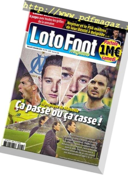Loto Foot Magazine – 5 Decembre 2018 Cover