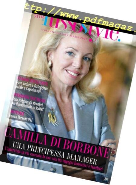 Lusso Style – Dicembre 2018 Cover