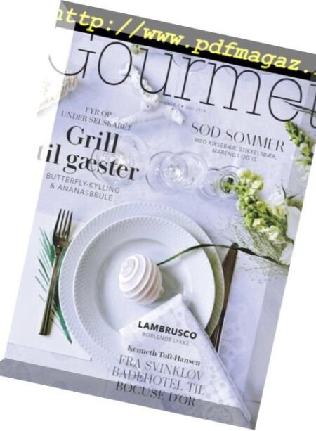 Mad & Bolig Gourmet – juli 2018 Cover