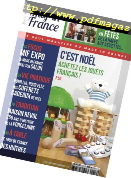 Mag in France – Novembre-Decembre 2018 Cover