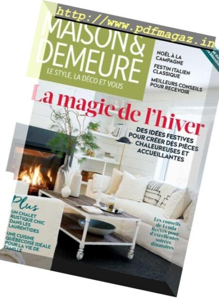 Maison & Demeure – decembre 2018 Cover
