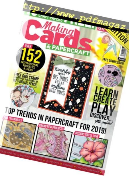 Making Cards & PaperCraft – January 2019 Cover