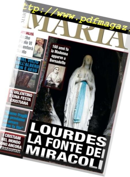 Maria – Febbraio 2018 Cover