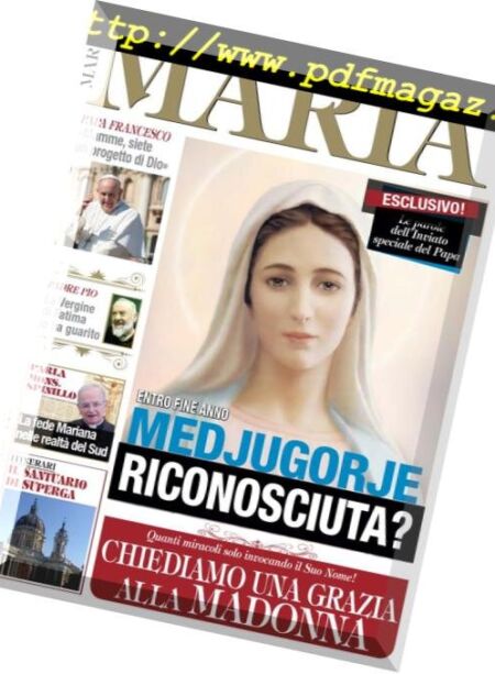 Maria – Settembre-Ottobre 2017 Cover