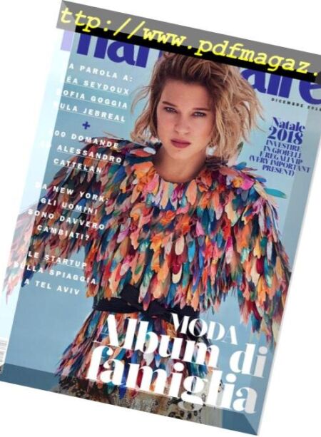 Marie Claire Italia – Dicembre 2018 Cover