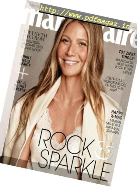 Marie Claire Netherlands – januari 2019 Cover