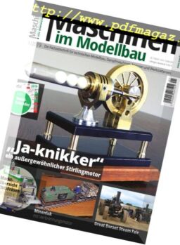 Maschinen im Modellbau – Januar 2019