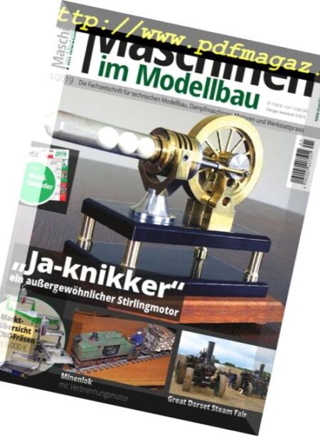Maschinen im Modellbau – Januar 2019 Cover