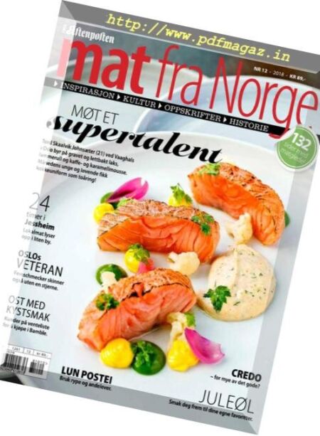 Mat fra Norge – desember 2018 Cover
