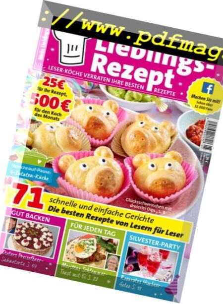 Mein Lieblingsrezept – Januar 2019 Cover