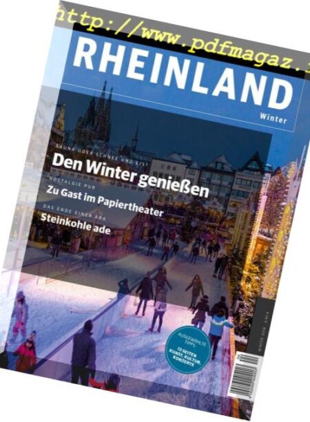 Mein Rheinland – November 2018 Cover