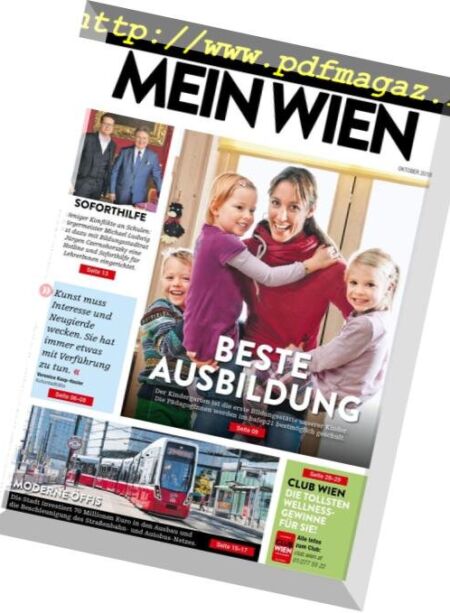 Mein Wien – Oktober 2018 Cover