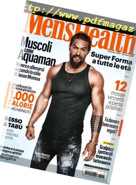 Men’s Health Italia – Dicembre 2018 – Gennaio 2019 Cover