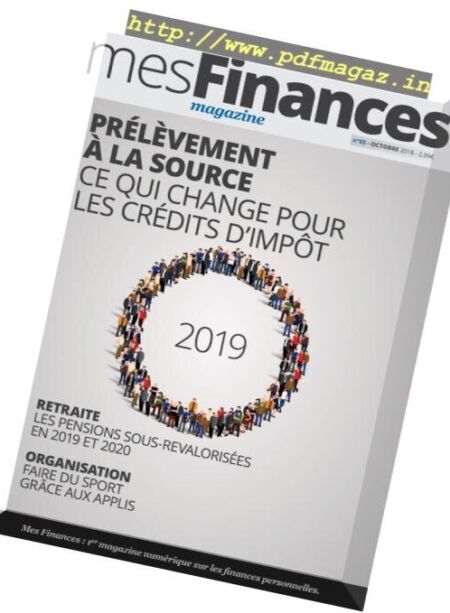 Mes Finances – Octobre 2018 Cover