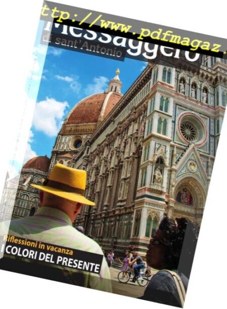 Messaggero di sant’ Antonio – (Edizione Italiana Per L’Estero) – Luglio 2018 Cover