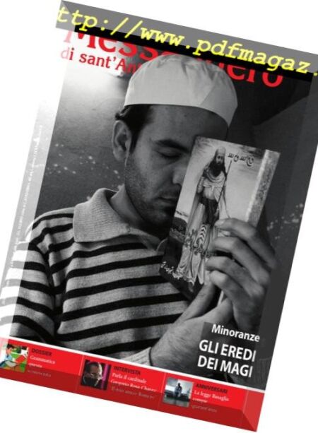 Messaggero di sant’ Antonio – Settembre 2018 Cover