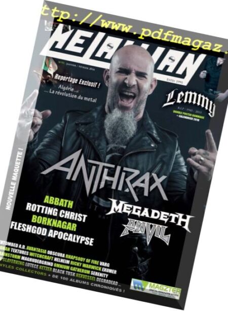 Metallian – janvier-fevrier 2016 Cover
