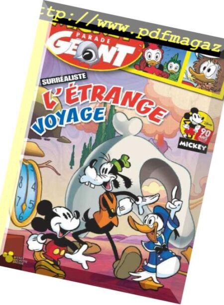 Mickey Parade Geant – novembre 2018 Cover