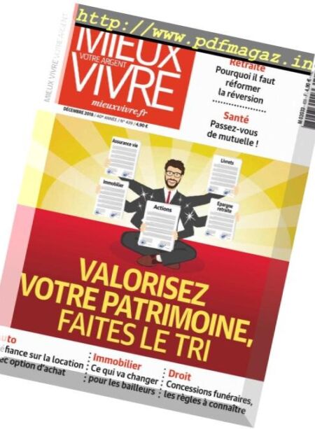 Mieux Vivre Votre Argent – decembre 2018 Cover