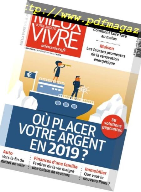 Mieux Vivre Votre Argent – janvier 2019 Cover