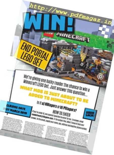 Minecraft World Magazine – February 2019 Cover