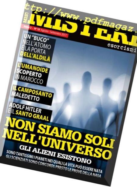 Misteri ed Esorcismi – Agosto-Settembre 2017 Cover