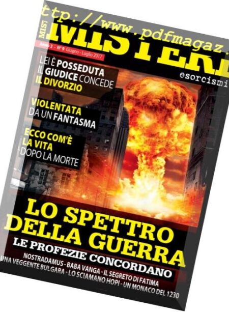 Misteri ed Esorcismi – Giugno-Luglio 2017 Cover