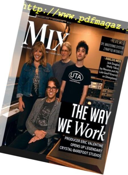 Mix Magazine – December 2018 Cover