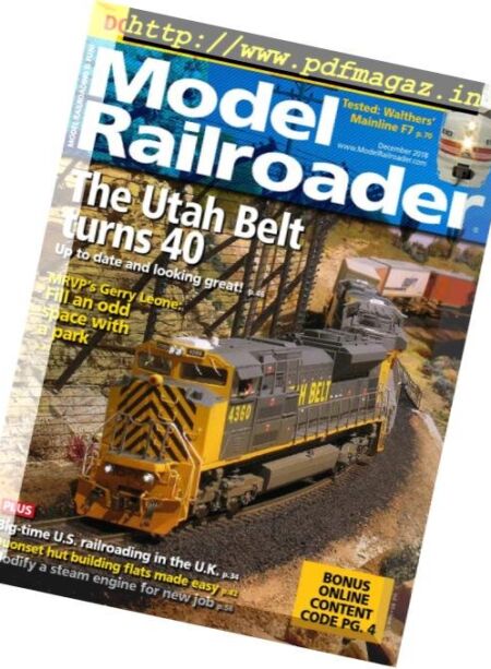 Model Railroader – December 2018 Cover