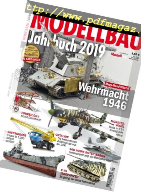 ModellFan Sonderheft – Modellbau Jahrbuch 2019 Cover