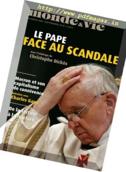 Monde & Vie – Septembre 2018