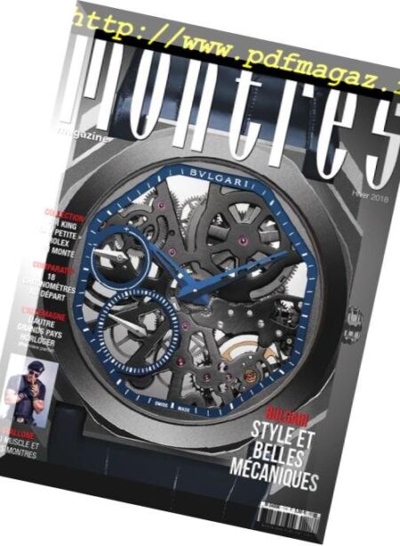 Montres Magazine – novembre 2018 Cover