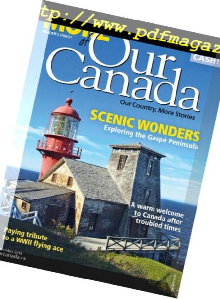 More of Our Canada – November 2018 Cover