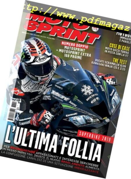 Moto Sprint – 18 Dicembre 2018 Cover