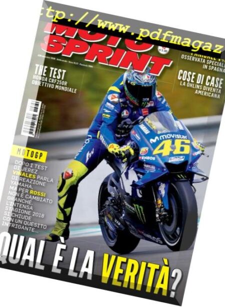 Moto Sprint – 4 Dicembre 2018 Cover