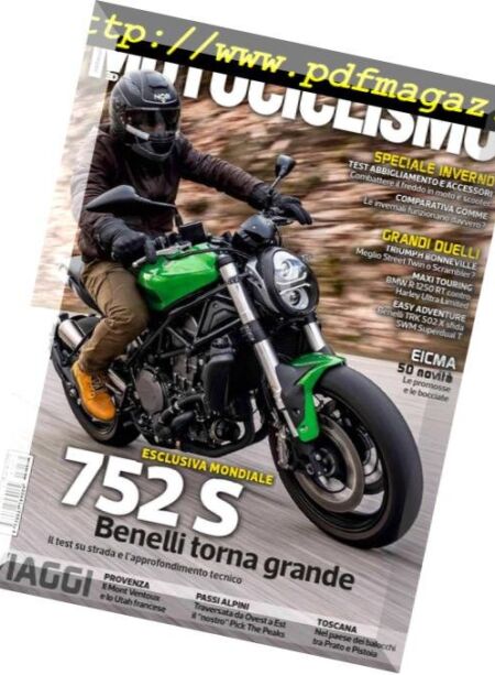 Motociclismo Italia – Dicembre 2018 Cover