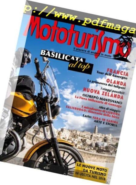Mototurismo – Gennaio-Febbraio 2018 Cover