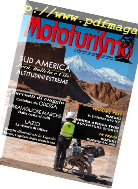 Mototurismo – Novembre-Dicembre 2018 Cover