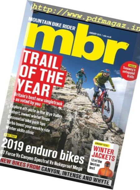 Mountain Bike Rider – January 2019 Cover