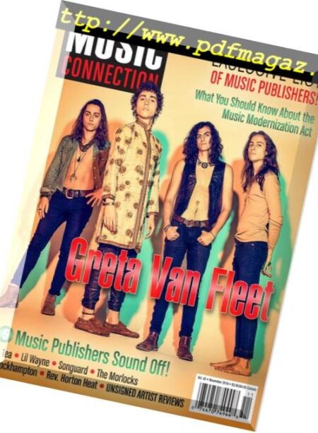 Music Connection – November 2018 Cover