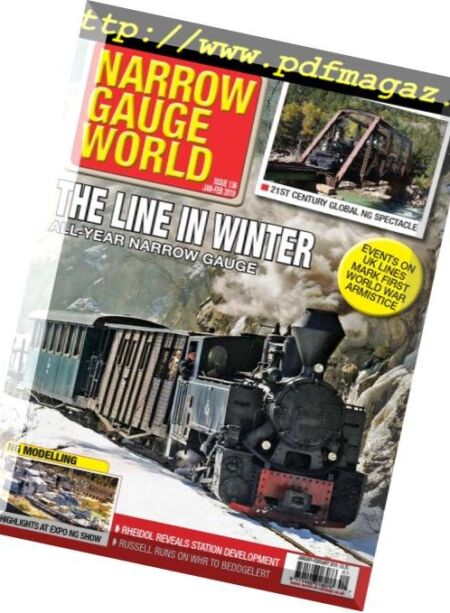 Narrow Gauge World – January 2019 Cover