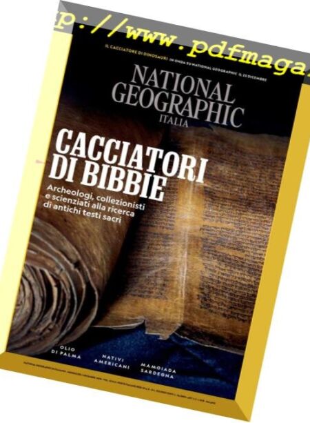 National Geographic Italia – Dicembre 2018 Cover