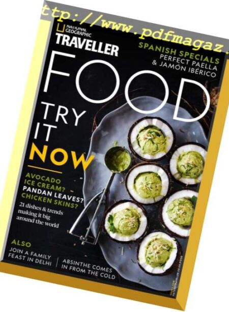 National Geographic Traveller UK – Food Issue 1, 2018 Cover