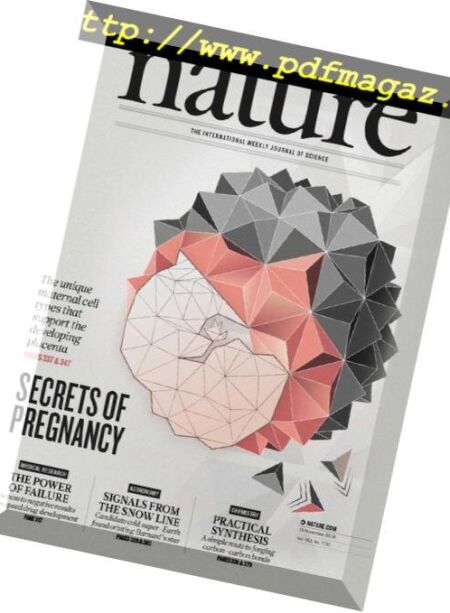 Nature – 15 November 2018 Cover