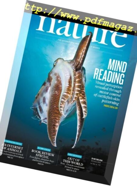 Nature – 18 October 2018 Cover